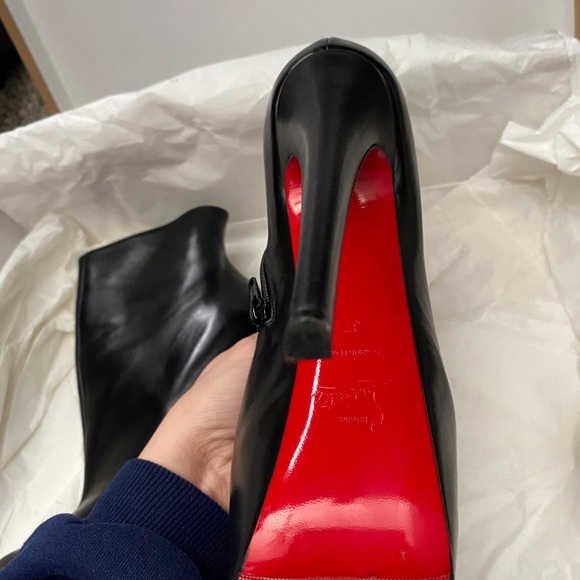 Christian louboutin daf booty black calf leather - Picture 9 of 9